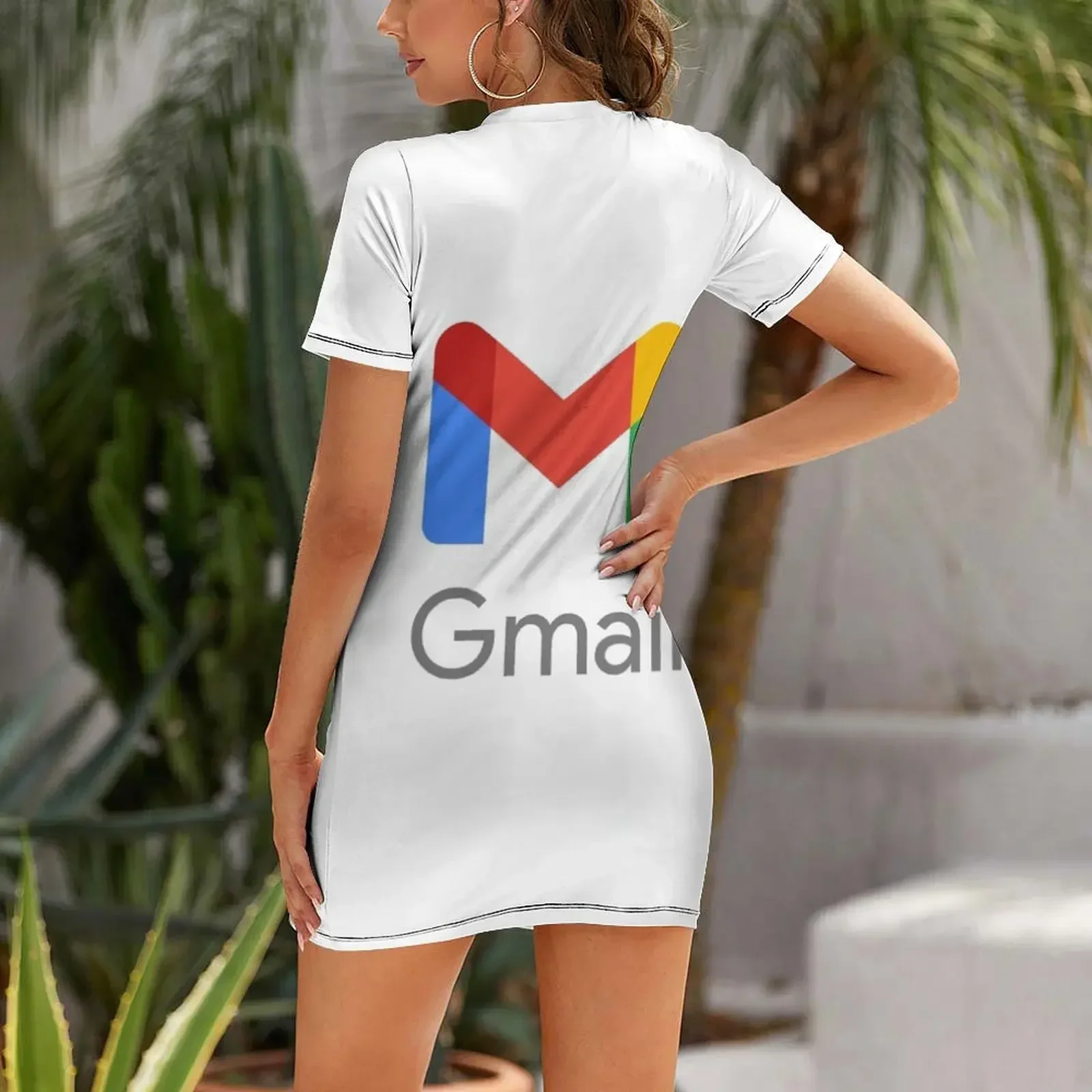 Фото Платья с короткими рукавами Gmail (с новым логотипом 2020) для выпускного вечера, женская одежда, праздничные платья №2