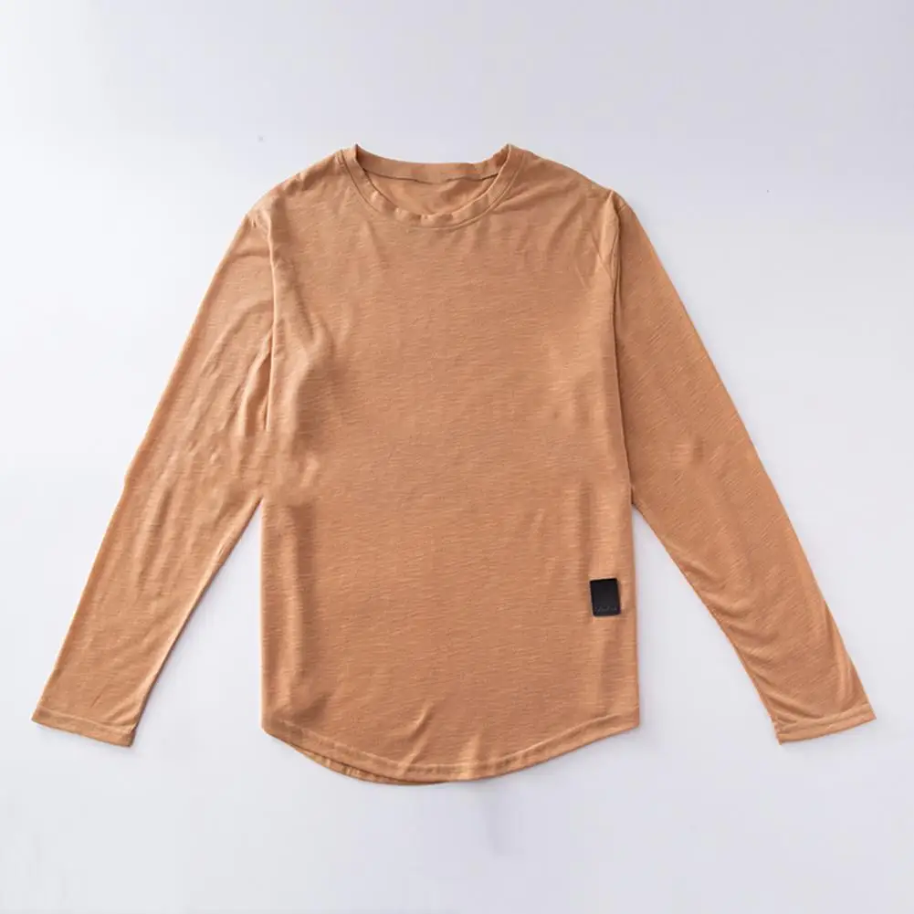 

Хорошая Мужская блузка с длинным рукавом, привлекательные повседневные топы, Мужская облегающая износостойкая футболка