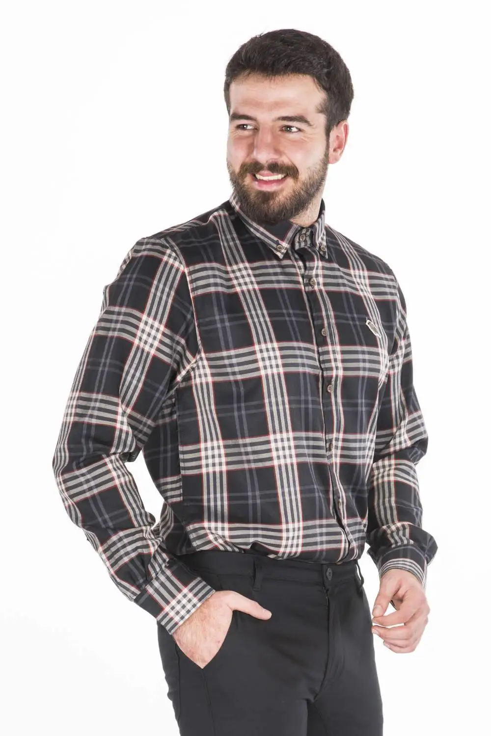 

Blue White Plaid Shirt