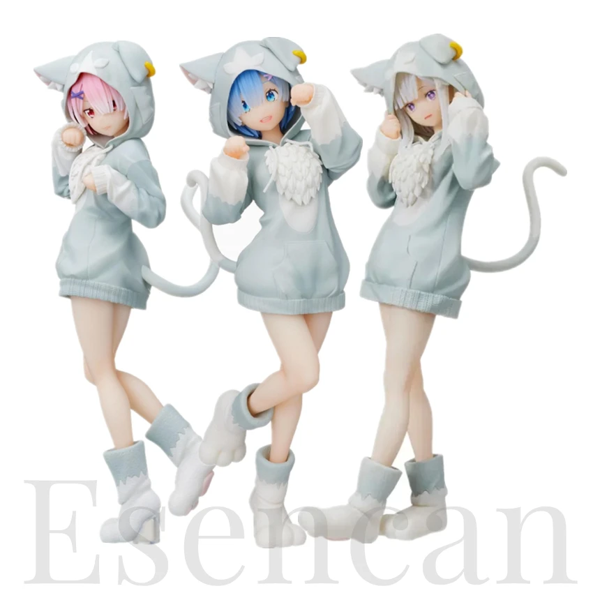 Фигурка Девочки из ПВХ Re:Life in a different world from zero re rem bunny Girl жесткая модель аниме