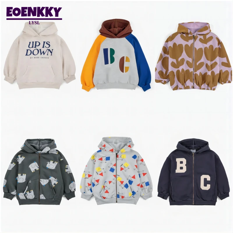 

Детская одежда, толстовки, свитшоты, хлопковые брендовые, новинка 2023 года, осенне-зимние куртки с капюшоном для мальчиков и девочек, детское флисовое пальто
