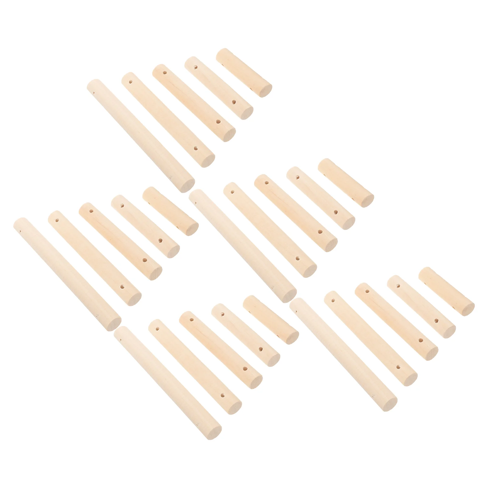 

Unfinished Wooden Rods Wood Material DIY Wood Cylinder Sticks DIY Crafts Supply