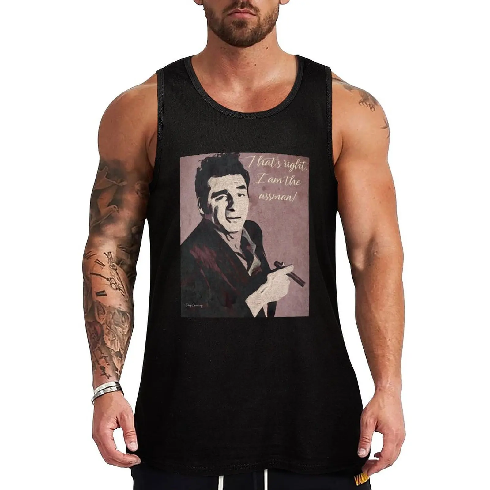 Майка мужская с коротким рукавом без рукавов