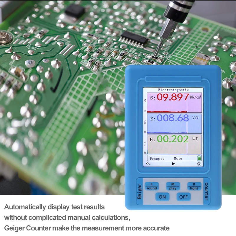 BR 9A Electromagnetic Field Radiation Detector Tester Emf Meter Handheld Portable Counter Emission Dosimeter Computer | Инструменты