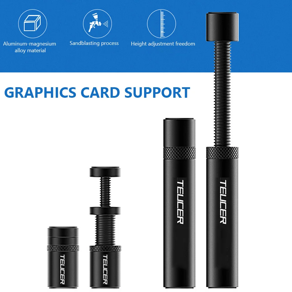 

TEUCER VC-15Mini/VC-15Plus Telescopic Card Holder Graphics Card Brace Jack Computer Desktop PC Case Accessories