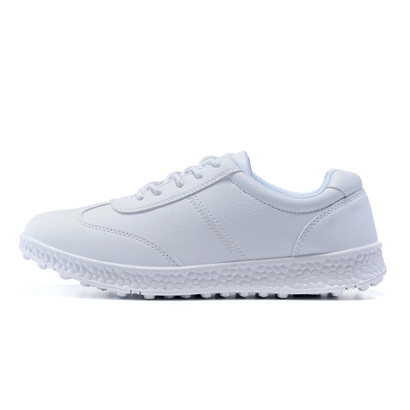 Парные белые женские туфли для гольфа дышащая нескользящая обувь
