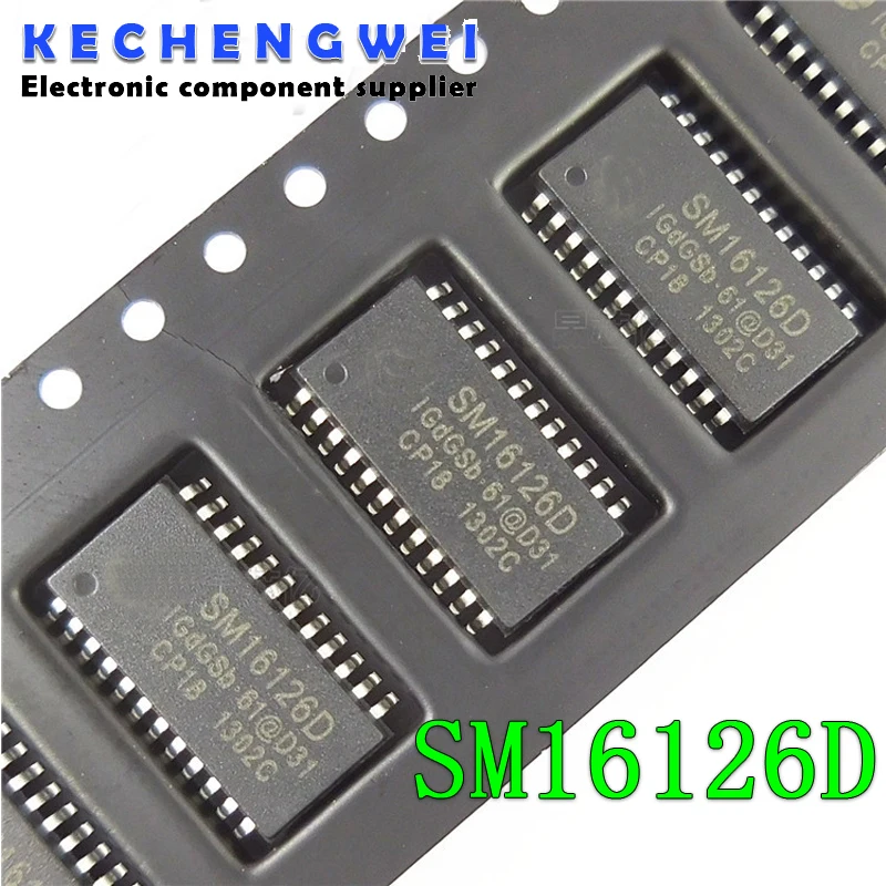 

10pcs/lot New SM16126D SM16126 SSOP-24 LED display drives chip