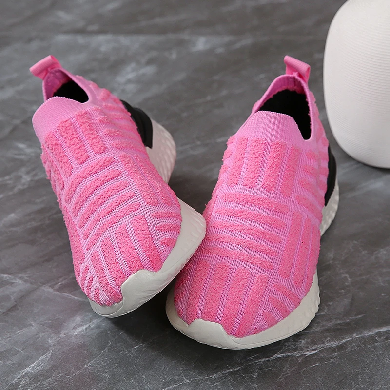 

Spring and Autumn 2022 New Women's Casual Sports Shoes with A Round Head of Fabric Color Leisure Shoes Shoes for Women