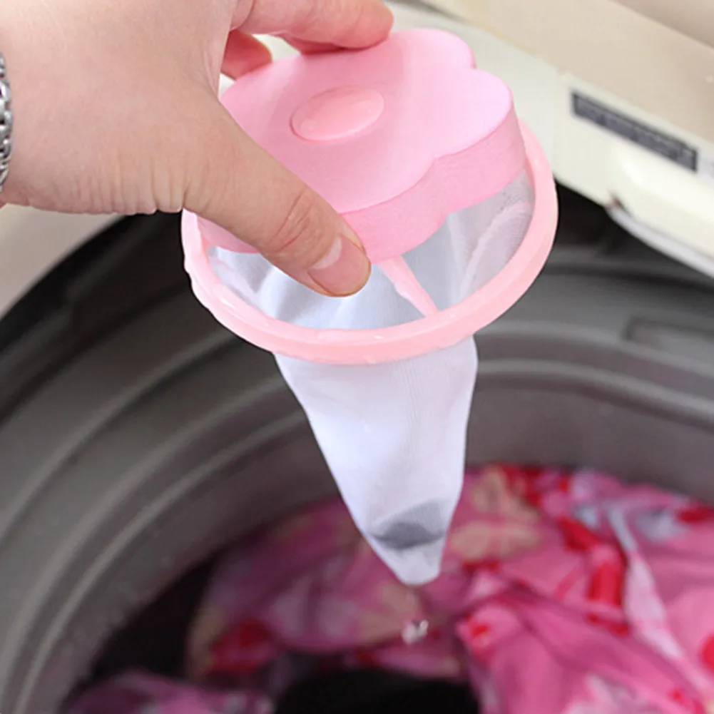 

Washing Machine Hair Removal Catcher Filter Mesh Pouch Cleaning Balls Bag Dirty Fibers Collector Filter Laundry Ball