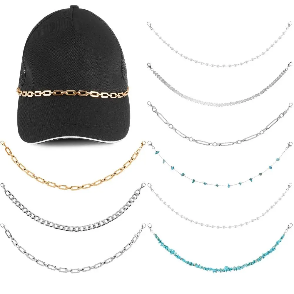 3 шт. украшение с жемчугом цепочка для шляпы дальнобойщика бирюзовый колос