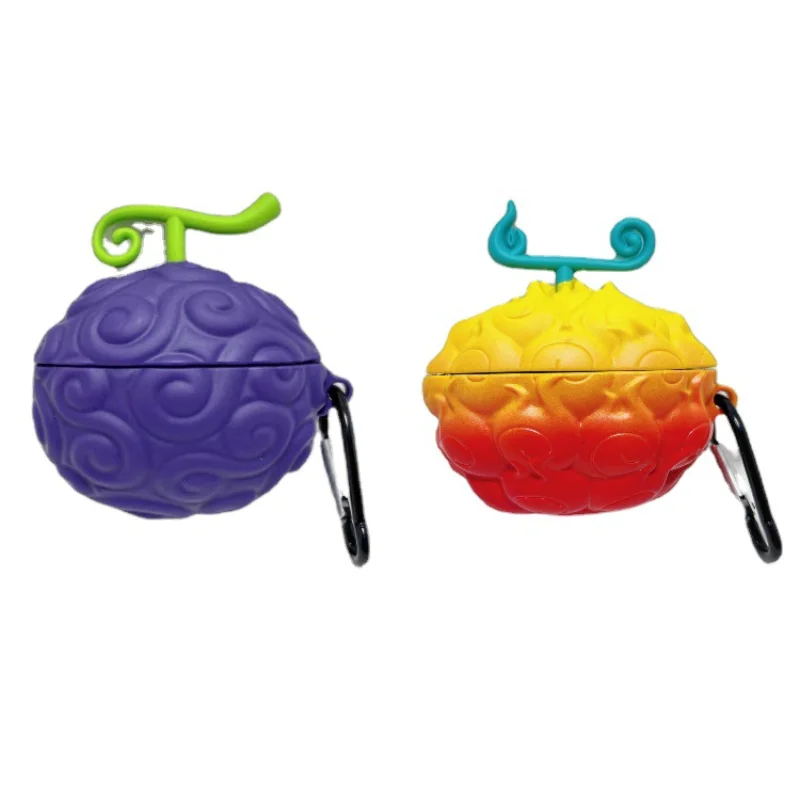 

3D Silicone Anime Fruit Case for AirPods Pro2 Airpod Pro 1 2 3 Bluetooth Earbuds Charging Box Protective Earphone Case Cover