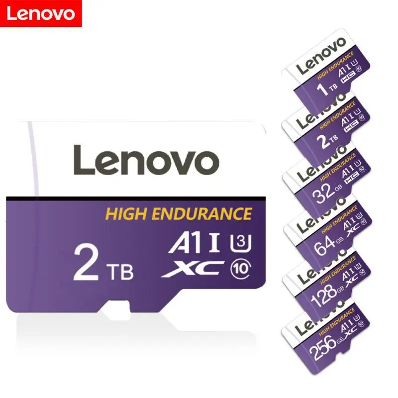 SD-карта памяти Lenovo, класс 10, 128 ГБ, 256 ГБ, 512 ГБ