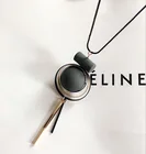 Женское винтажное ожерелье-цепочка с кисточкой