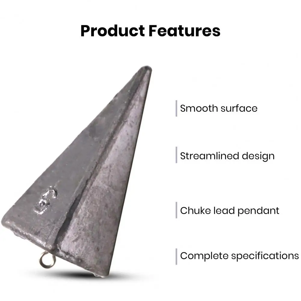 Рыболовный грузик из свинца рыболовный грузило Премиум треугольная пирамида