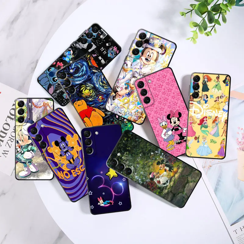 

Phone Funda Disney For Samsung S23 Galaxy S9 S20 FE S10 20 Ultra 10 S10e S22 Ultra 5G S21 Plus Fashion Protection Coque