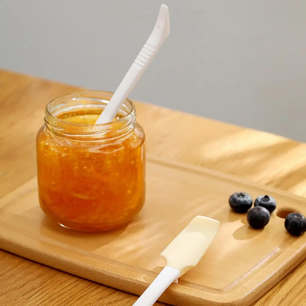 Эффективный силиконовый скребок для крема с длинной ручкой эргономичный не