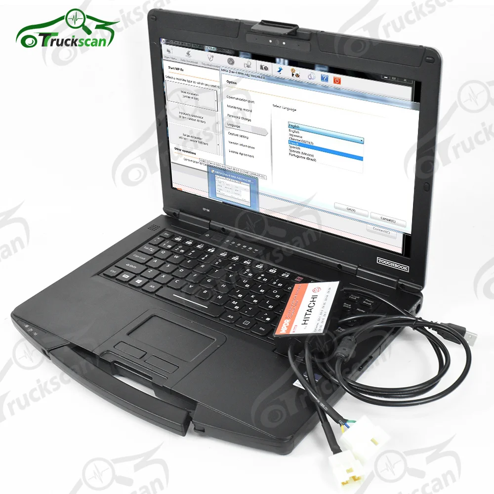 Диагностический комплект для dr zx hitachi + CF53 инструмент диагностики ноутбука