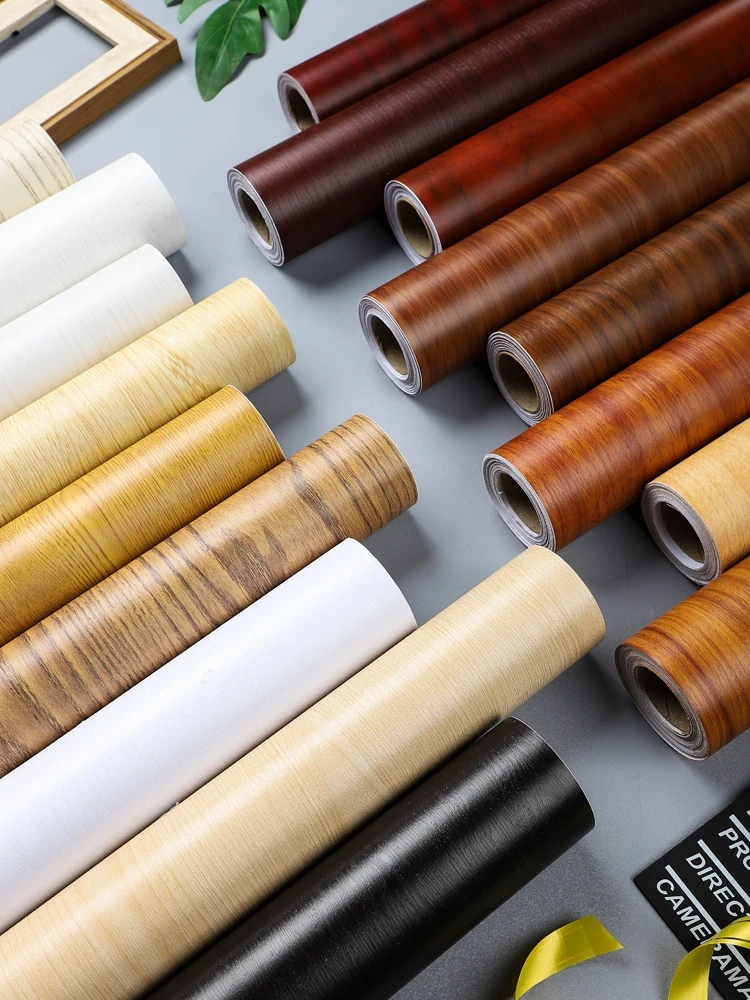 

Wood grain sticker adhesive desktop cupboard door wardrobe furniture renovation repair speakers that stick a skin wood veneer