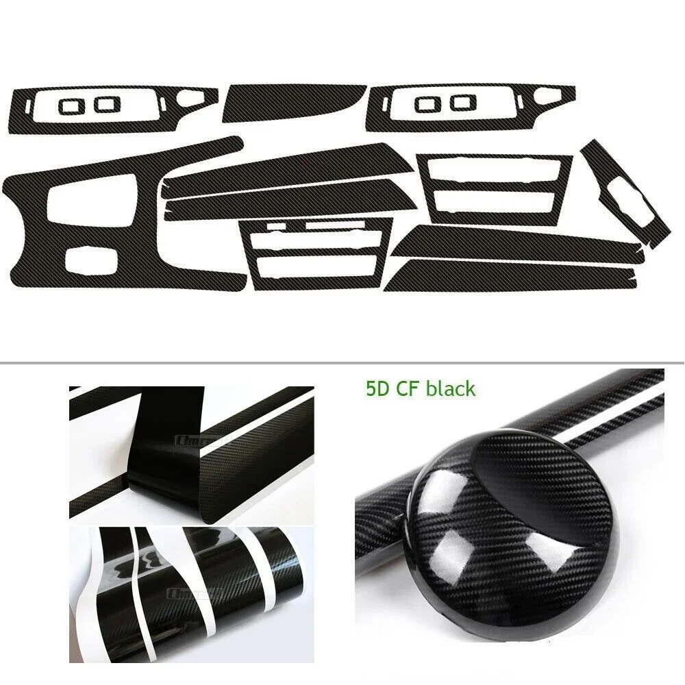 

Для BMW X3 F25/X4 F26 внутренняя центральная панель управления дверная ручка 5D наклейки из углеродного волокна наклейки аксессуары для стайлинга автомобилей