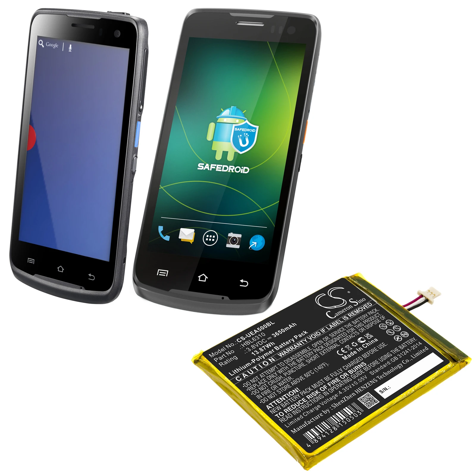 Аккумулятор для Unitech HBL6310 Urovo HBL6310 EA500 EA502 EA506 EA508 Urovo i6310 i6310i i6310B i6310C i6310M7