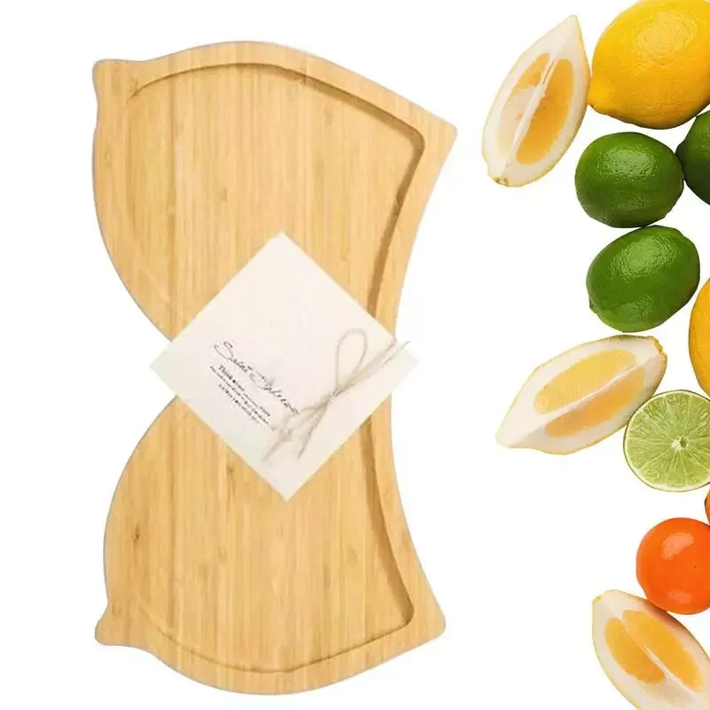 

NEW IN Wooden Charcuterie Breast Shaped Charcuterie Board For Fruits Spoof Serving Tray Fruit Plates For Nut Candy