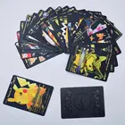 Новые карты покемона, металлическая Золотая карта Vmax GX Energy Charizard Pikachu редкая коллекция, Боевая тренировочная карта, детские игрушки, подарок