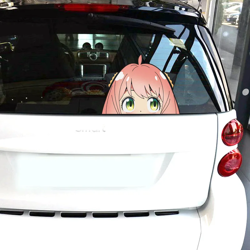 

2022 New Anime Spy X Family Sticker for Car Laptop Refrigerator Etc Anya Forger Sticker Home Decoration Front Bumper Car Sticker