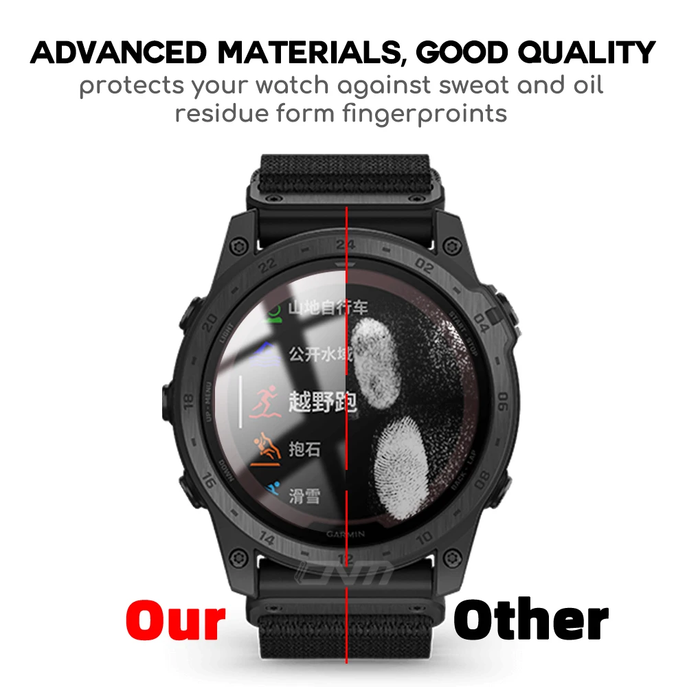 Защитная пленка 20D для смарт-часов Garmin тактикс 7 Pro Delta мягкая защитная с полным