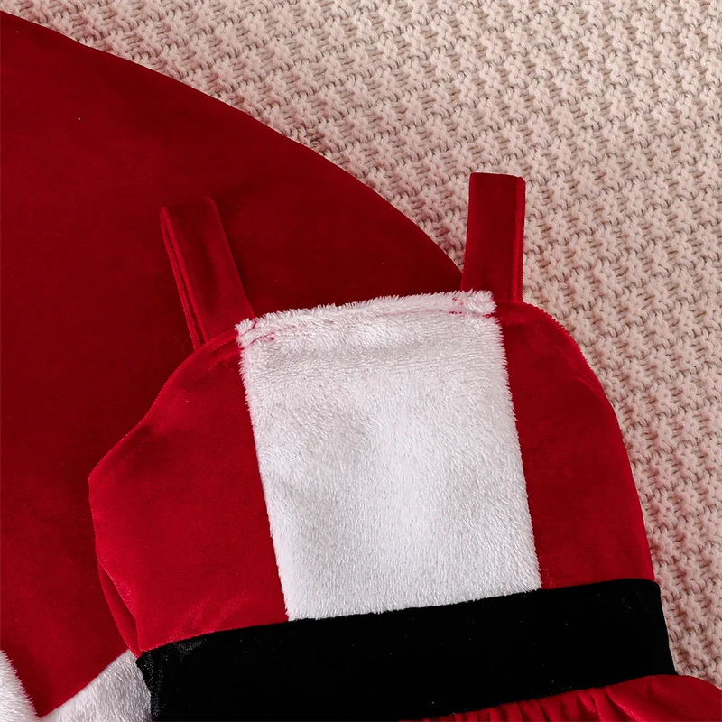 Рождественская накидка + комплекты платьев на бретельках осенне-зимние костюмы