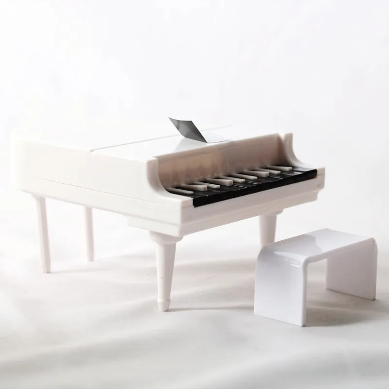 

1/12 Simulation Vertical Black and White Piano Set Mini Furniture Model Scene Shooting Props for 6 Inch Doll OB1 Model