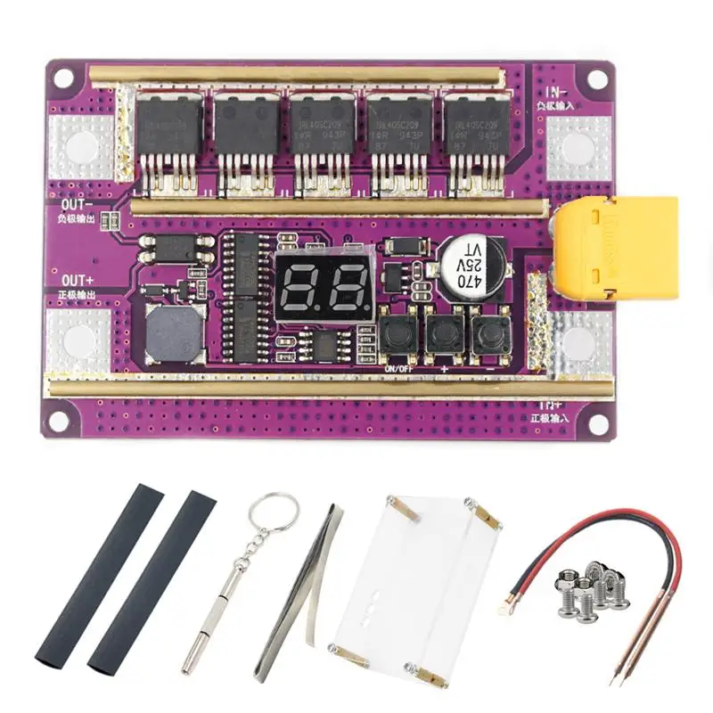 

12V Spots Welding Machine DIY Kit 99 Gears Adjustable Portable Spot Welder for 18650 Battery Circuit Board Soldering Equipment