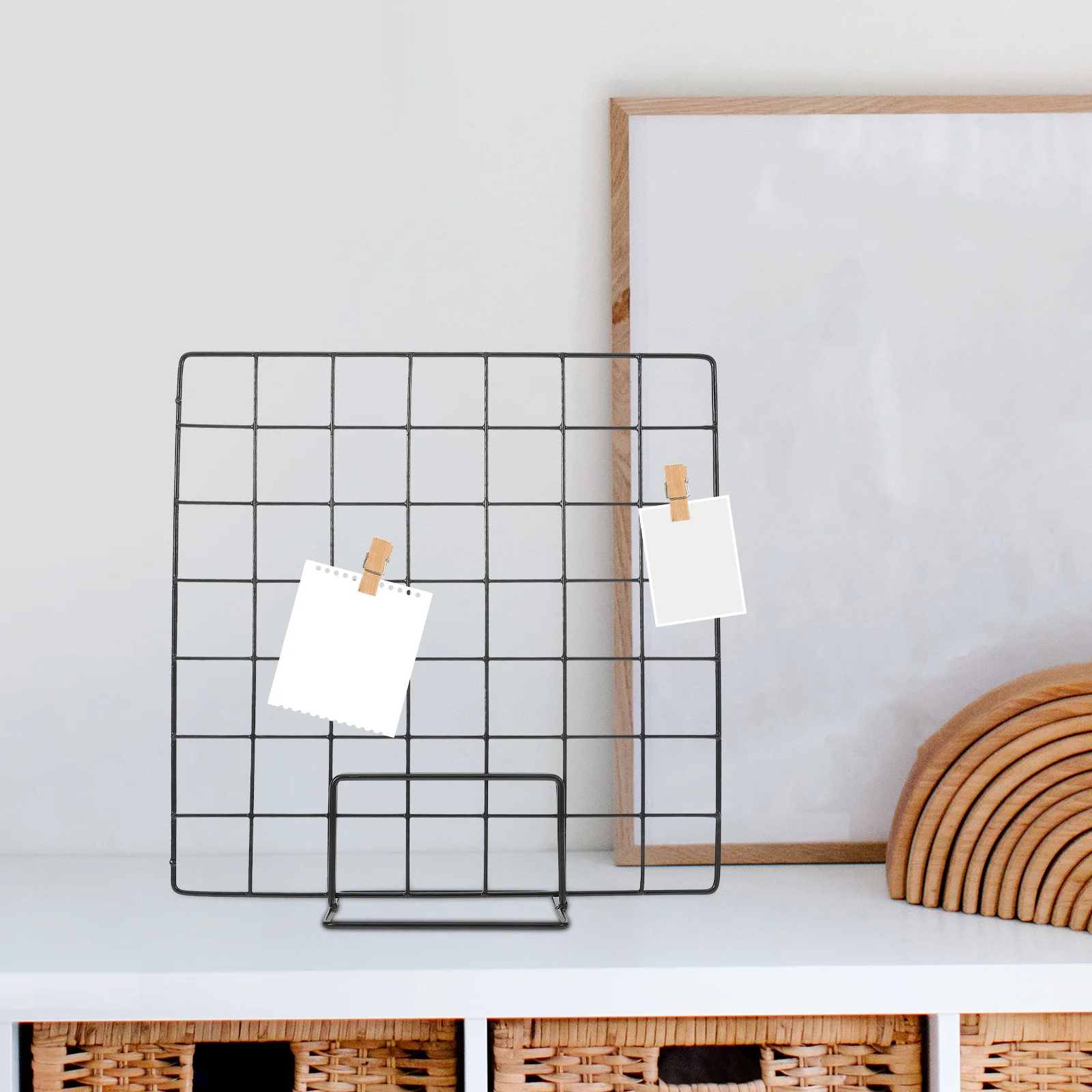 Сетка-витрина настенная полка для фотографий рамка кронштейн металлические