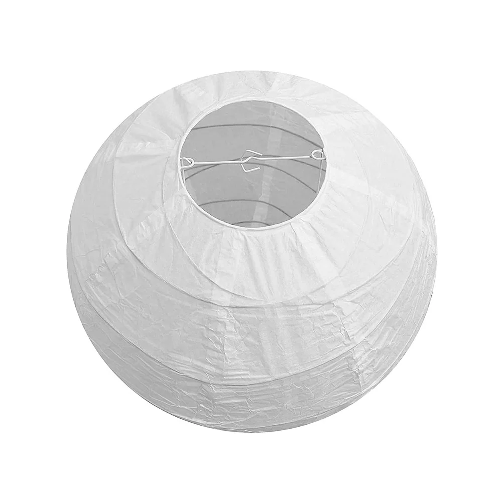 

Paper Lanterns Lantern Lamp Shade Hanging Chinese Party Round Japanese White Lampshade Cover Lamps Home Decorations Lampshades
