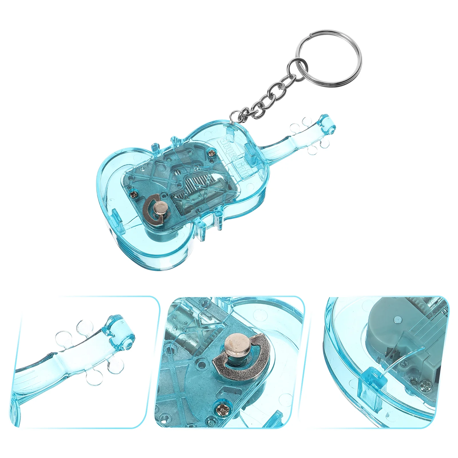 

Violin Keychain Violin Shaped Musical Box Keychain Musical Box Personalized Key Chain