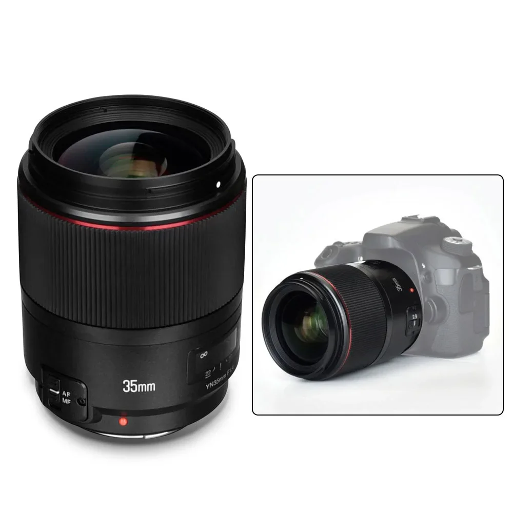 В наличии: YONGNUO YN35mm F1.4 – яркий широкоугольный стандартный объектив с фиксированным фокусным расстоянием для Canon 5DII, D5III, 5DIV, 5DS, 5DSR, 6D, 7D, 6DII, 7 (art.: 3920db83a2ce2) - 3920db83a2ce2