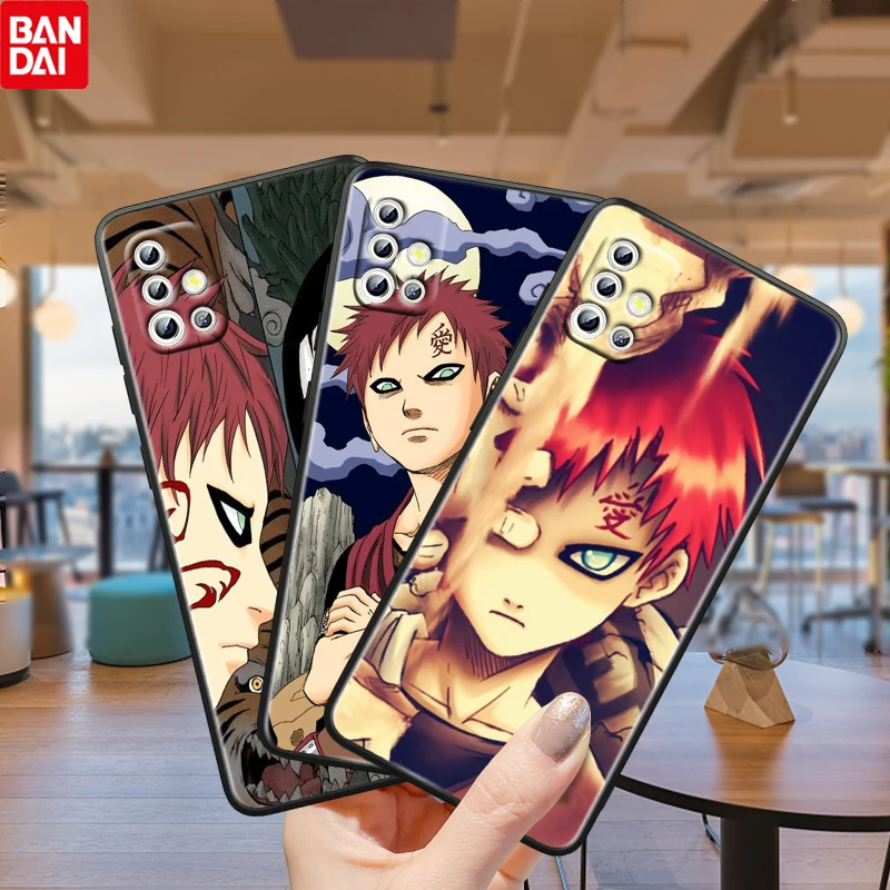 

Gaara Naruto Cartoon For Samsung Galaxy A72 A71 A52 A51 A73 A53 A32 A12 A21S Silicone Soft TPU Black Phone Case Funda Coque Capa