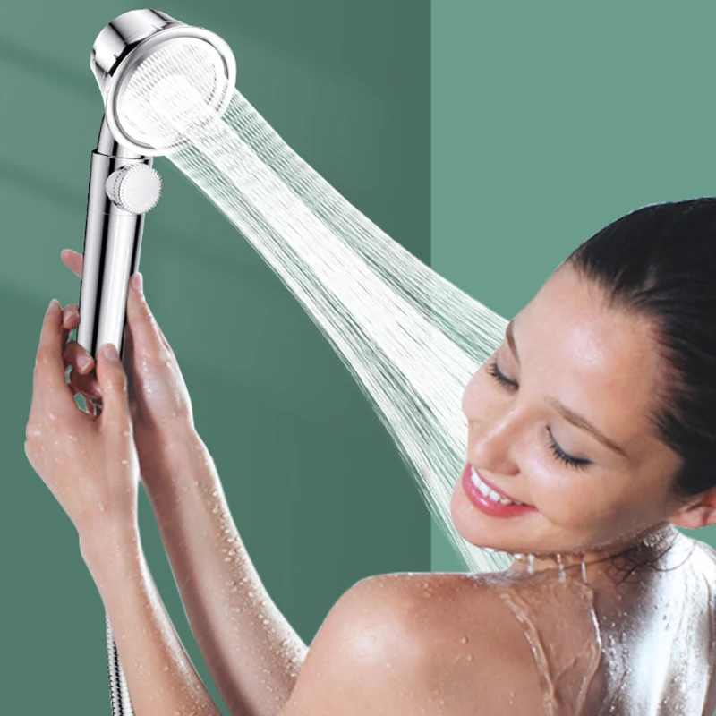 

Turbocharged Shower Head Adjustable Rainfall Shower Head Water Heater Replacement Cabezal Ducha High Pressure Shower Head EB5HS