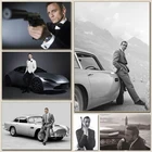 Классический популярный фильм 007 Джеймс Бонд, холст, картина, плакат и печать, настенные картины для спальни, гостиной, украшение для дома