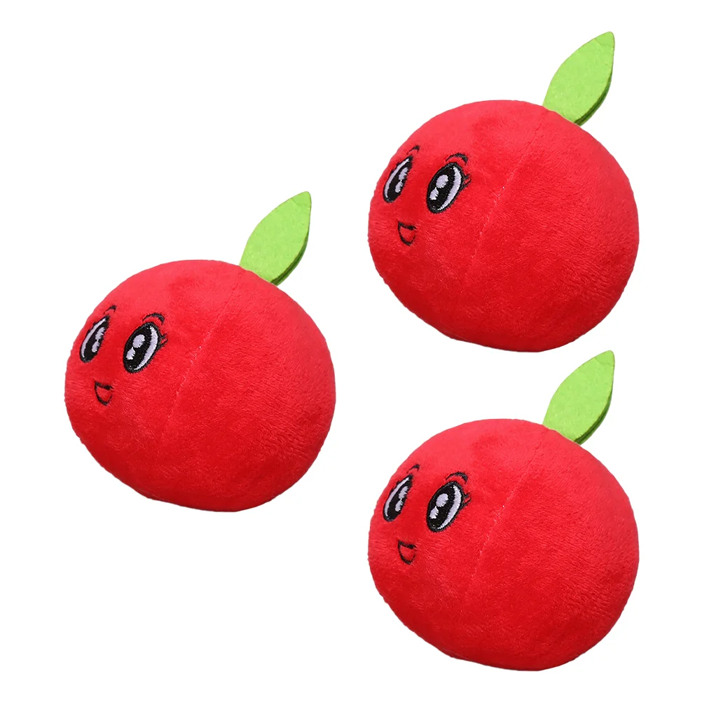 

3Pcs Cat Squeaky Toys Plush Bite Toys Wear-resistant Molar Toys Lovely Cat Dog Chew Toys