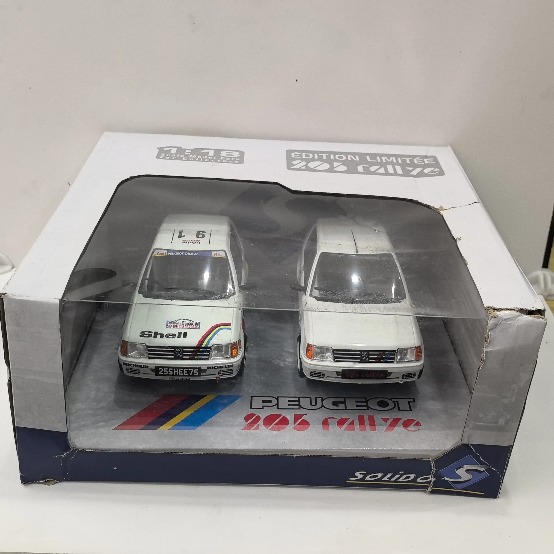 Литой под давлением НАБОР SOLIDO в масштабе 118 205 # 91, упаковка PEUGEOT с двумя автомобилями, модель автомобиля из сплава, Коллекционная игрушка, подарок, сувенир, украшение для дисплея (art.: 3920d00aaa74f) - 3920d00aaa74f