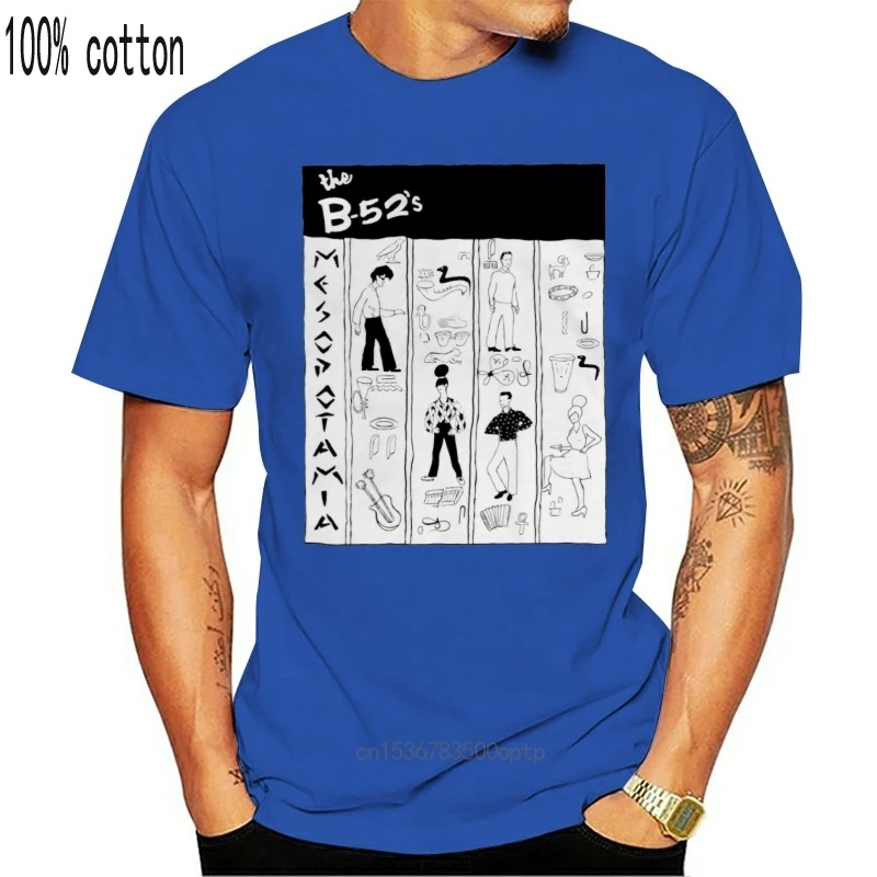 

Man Clothing B52s 'Mesopotamia' T-shirt, Talking Heads, Devo, The Go-Gos, Blondie Oingo Boino