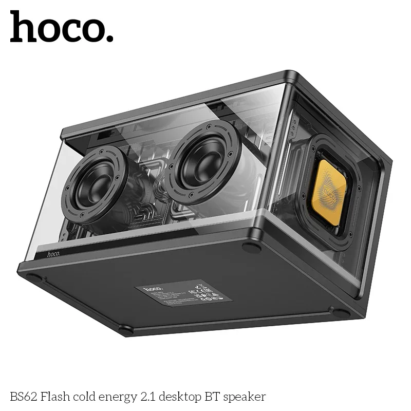 Настольный bluetooth-динамик HOCO BS62 40 Вт с умными часами