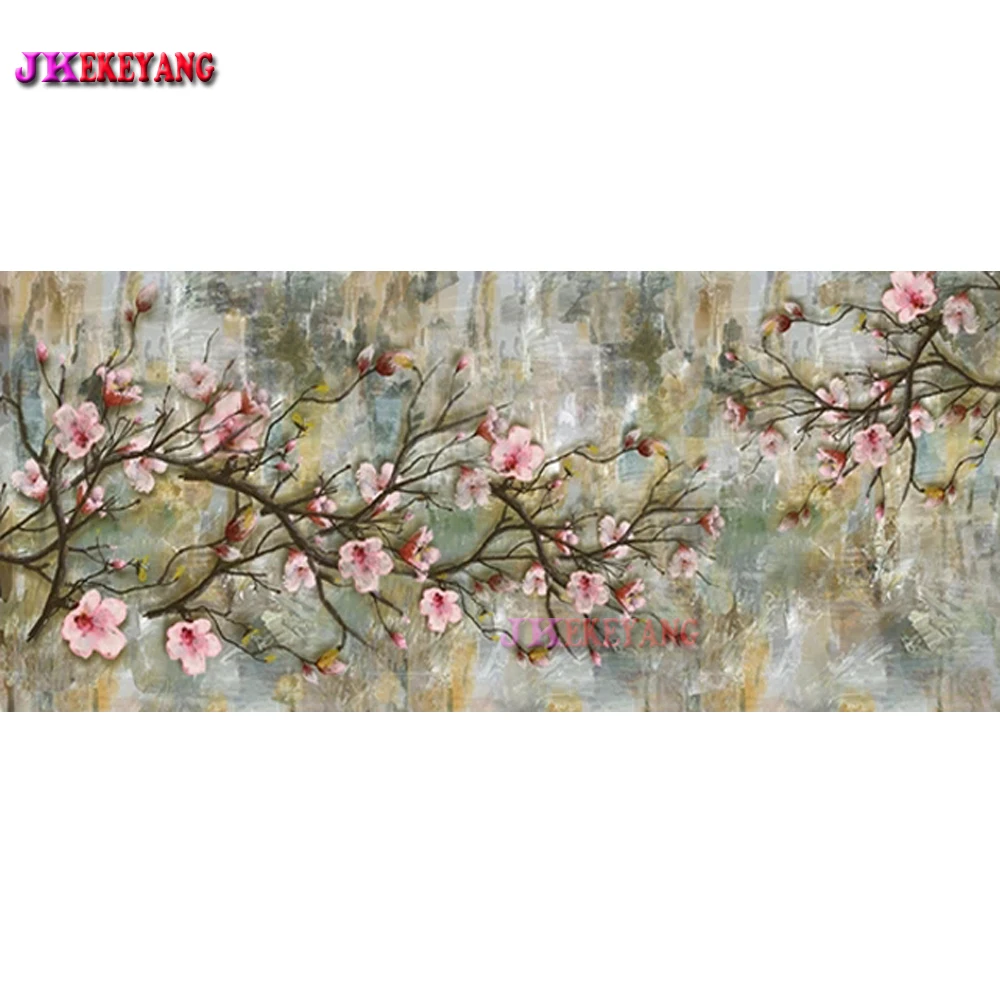 

Алмазная живопись «сделай сам», вышивка крестиком, абстрактная Цветочная вышивка, полная выкладка, вышивка крестиком, фотоискусство Y4804