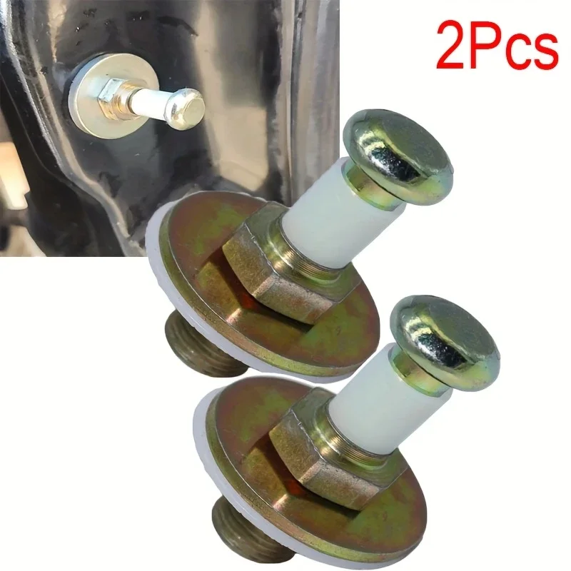 

2 шт., штифт автомобильного замка, винтовая шайба, металлическая ударная винтовая шайба OEM357837034 для Volkswagen Golf MK2 1983-1992, автомобильные аксессуары