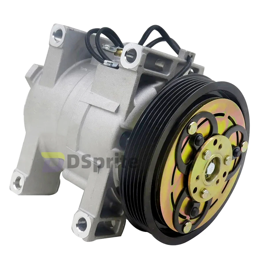 Фото Компрессор кондиционера DKV11C для Nissan Sunny Almera Classic 1.6i 27630-95F0A 27630-95F0B 2763095F0B 27630-95F0C 506021-7071 59510-31700 №3