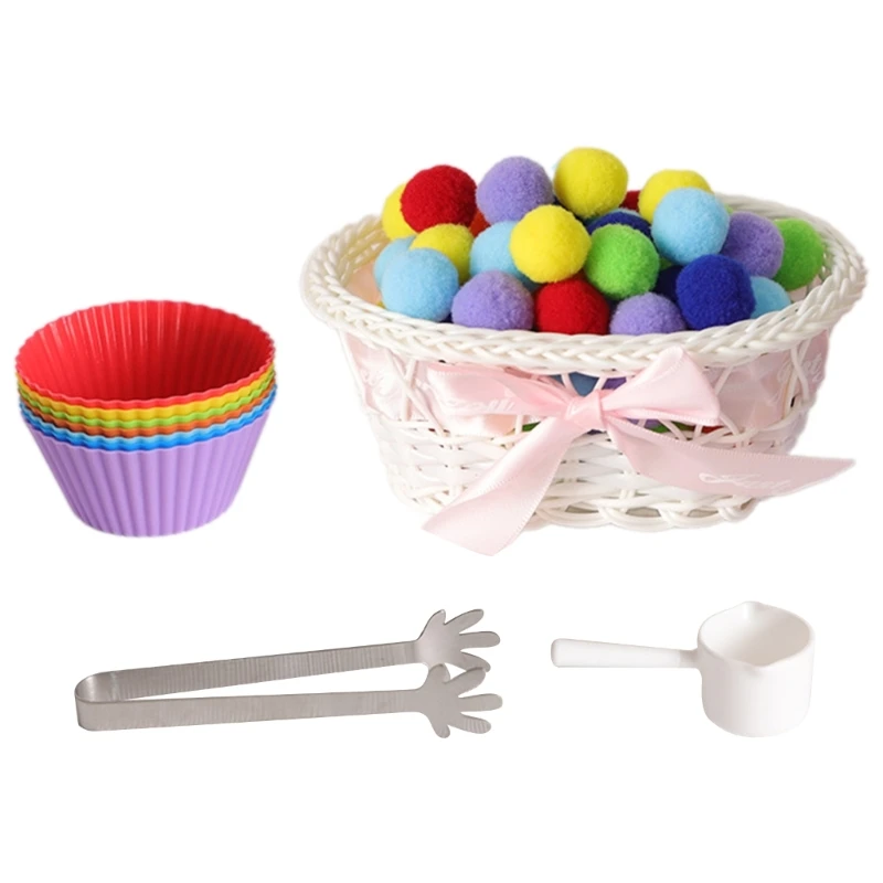 Развивающая игрушка для малышей сортировки цветов игра с бусами на совпадение