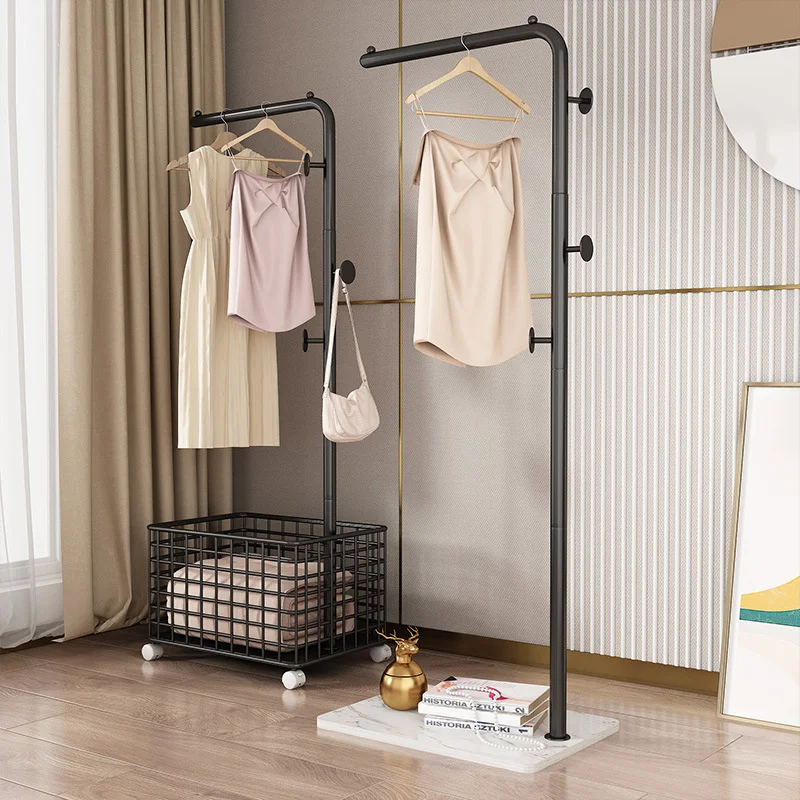 

Corner Coat Rack with Shoe Storage Removable Metal Clothing Rail Floor Standing Coat Racks Clothes Hanger for Bedroom Furniture