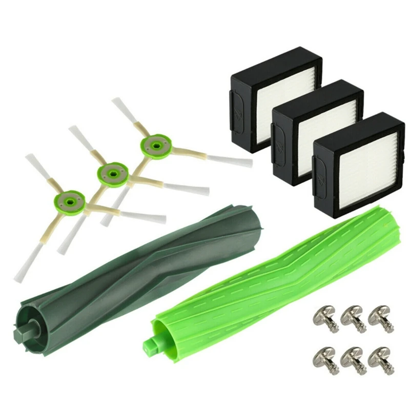 

Запасные части для пылесоса Irobot Roomba I7 E5 E6, фильтр, основная щетка, боковая щетка, винты