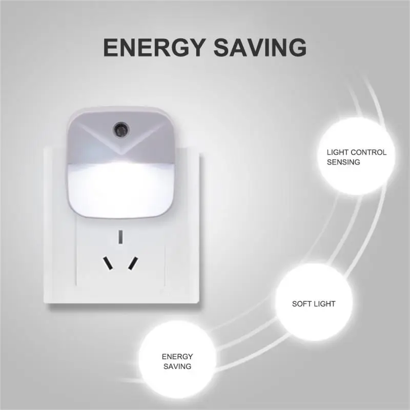 

Mini LED Night Light PIR Motion Sensor Night Lamp For Bedroom Kitchen Cabinet Lighting Wireless Wall Light For Room US/EU