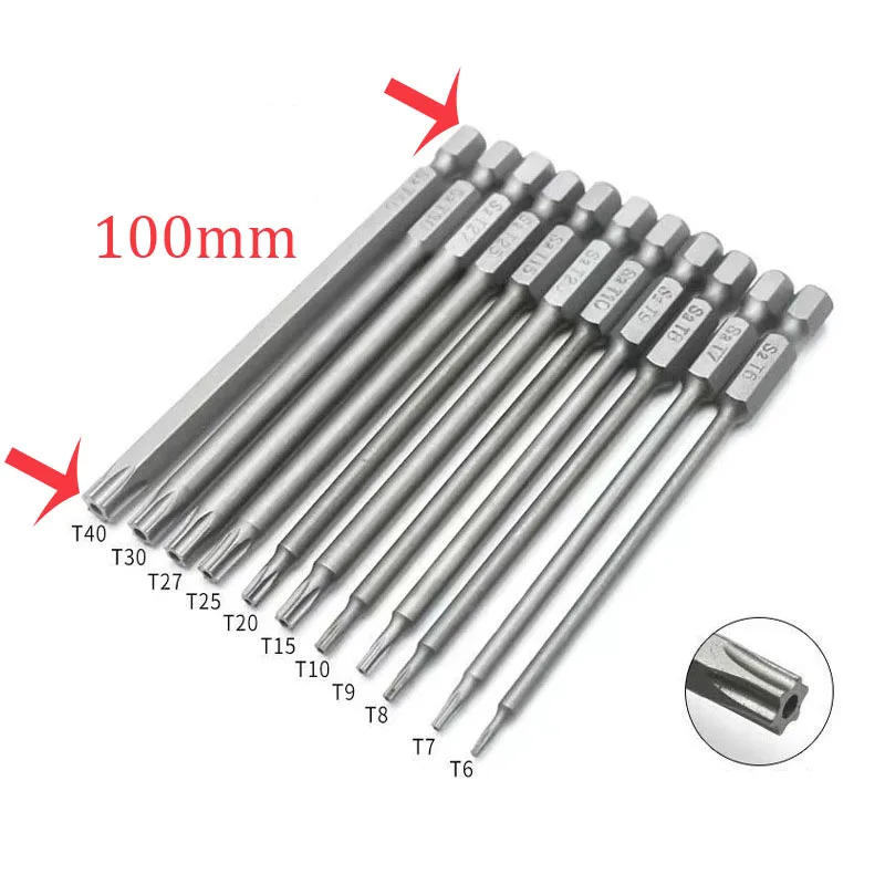 

Набор отверток Torx 11 шт., высокоуглеродистая сталь